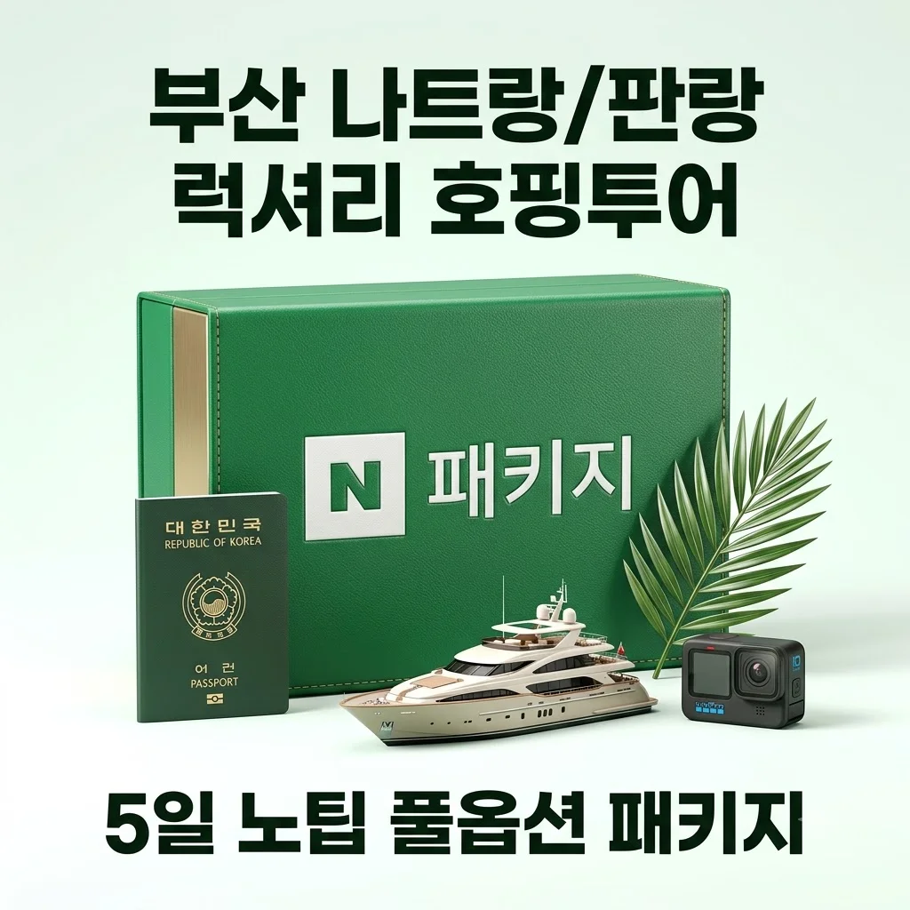 [부산] 나트랑 판랑 럭셔리 호핑투어 5일 패키지 노팁 풀옵션 후기