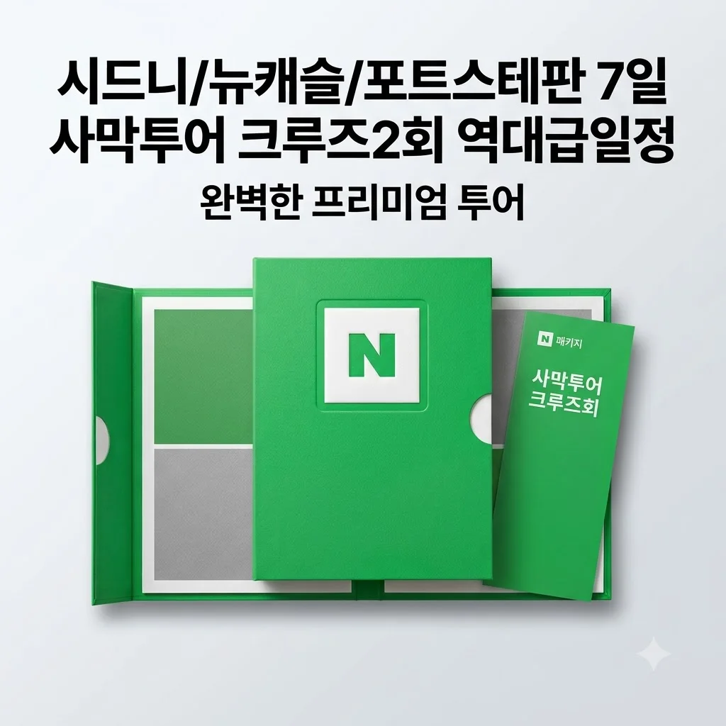 시드니/뉴캐슬/포트스테판 7일 사막투어 크루즈2회 역대급일정
