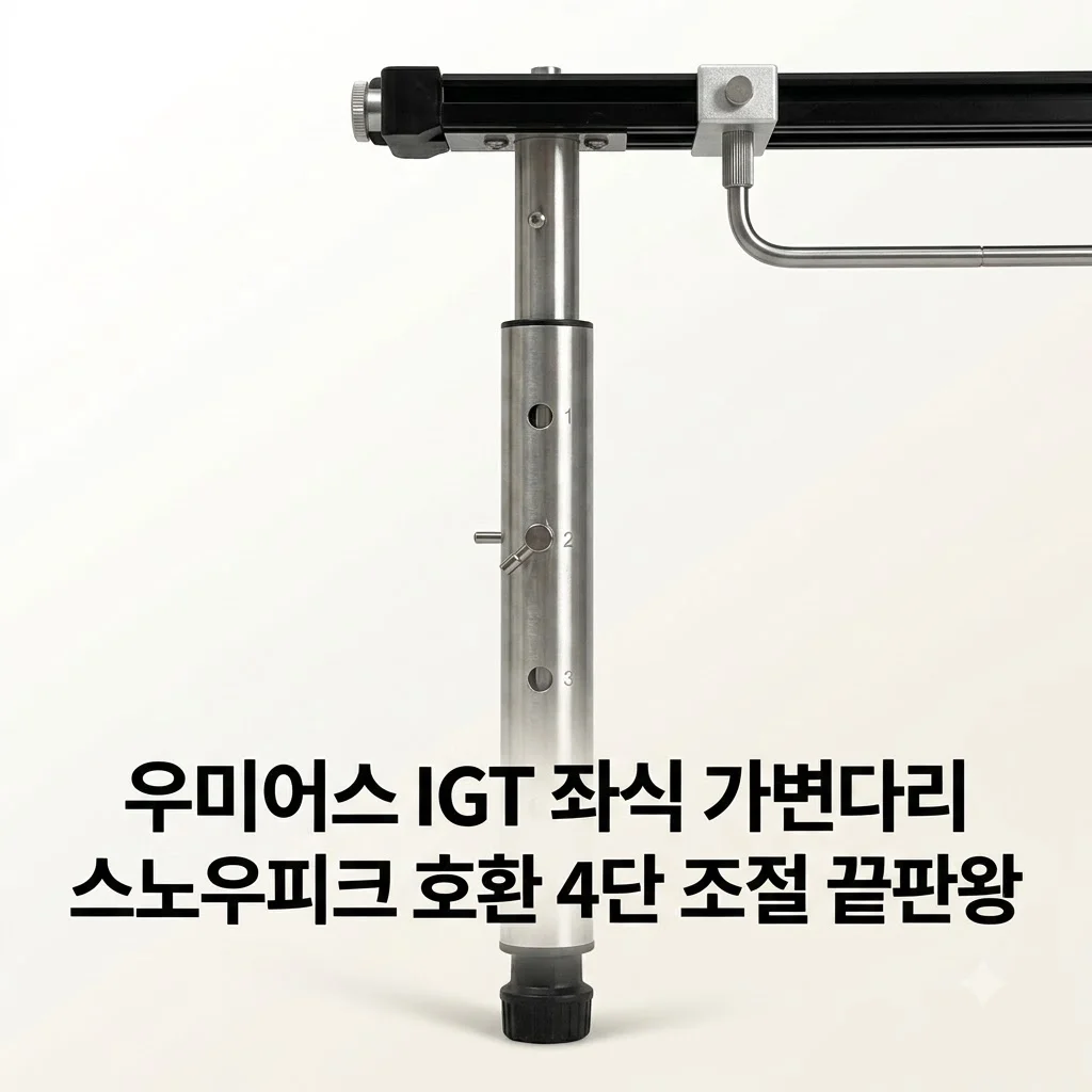 우미어스 IGT 좌식 가변다리 스노우피크 호환 4단 조절 끝판왕