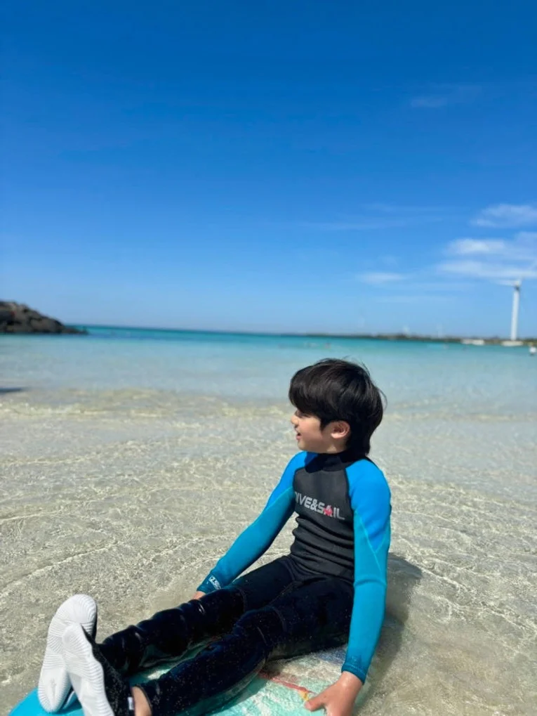 마린롤린 주니어래쉬가드 초등서핑슈트 전신 네오프렌 아동 키즈 보온 웻슈트 수영복 바다생존 상세 이미지 7