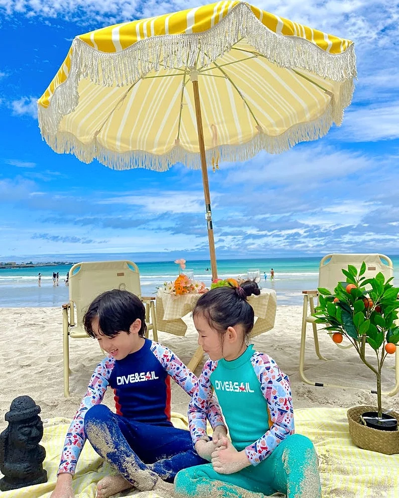 마린롤린 유아래쉬가드 키즈서핑슈트 아동 전신 네오프렌 어린이 보온 웻슈트 수영복 바다생존 상세 이미지 4