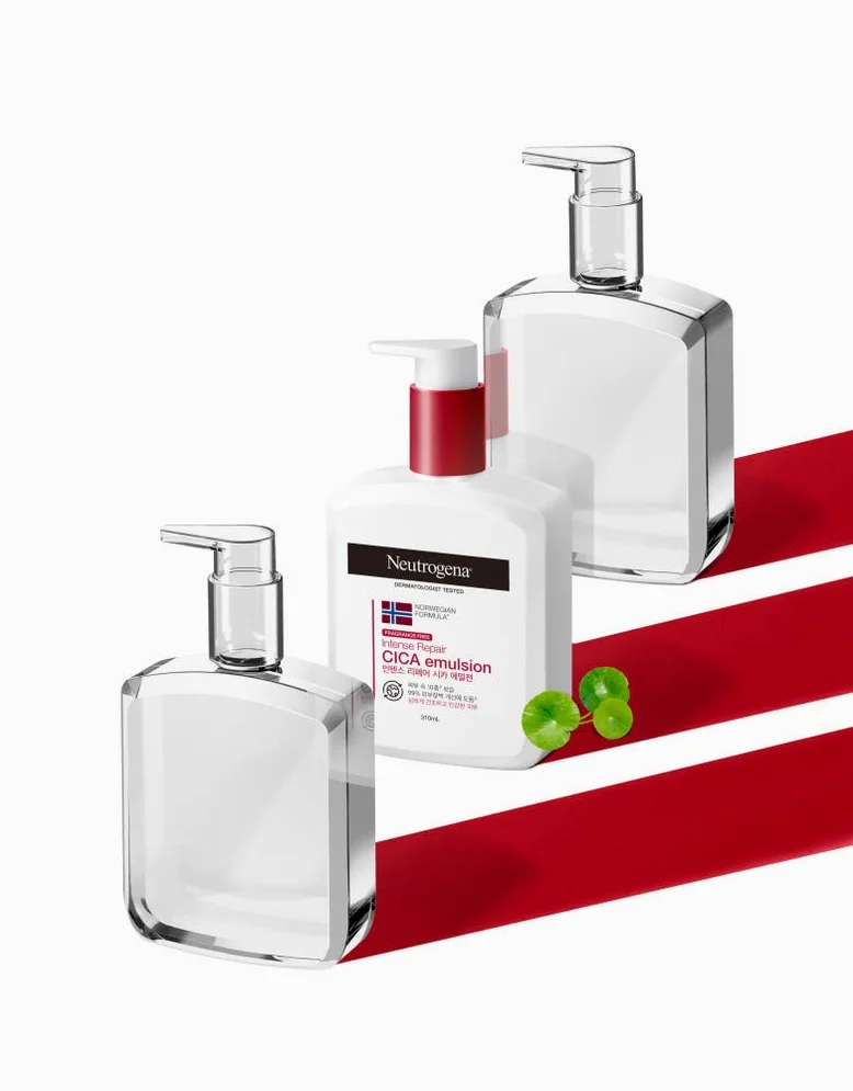 뉴트로지나 고보습 바디로션 시카에멀젼 보습제 향료무첨가, 310ml, 2개 상세 이미지 3