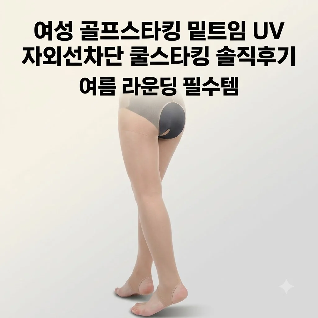 여성 골프스타킹 밑트임 UV 자외선차단 쿨스타킹 솔직후기