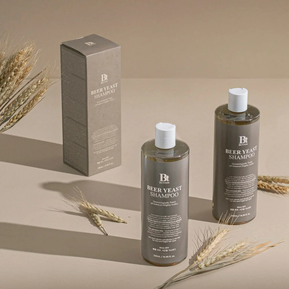벤튼 맥주 효모 샴푸 500mL 탈모기능성샴푸 탈모완화 바이오틴 상세 이미지 6