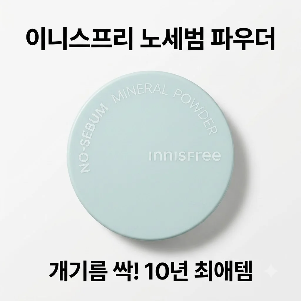 이니스프리 노세범 파우더 개기름 싹 잡는 10년 쟁여템