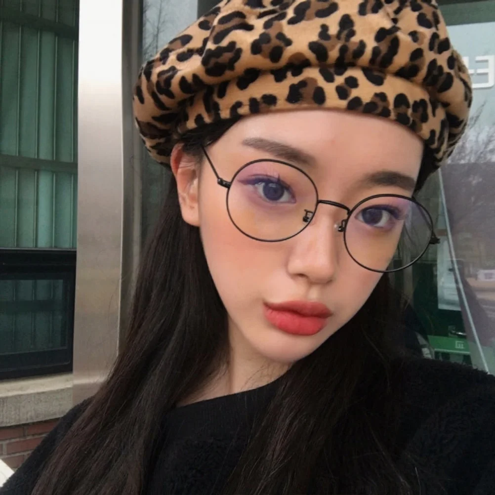 동그란 안경 청광 블루라이트차단 시력보호 안경테 상세 이미지 9