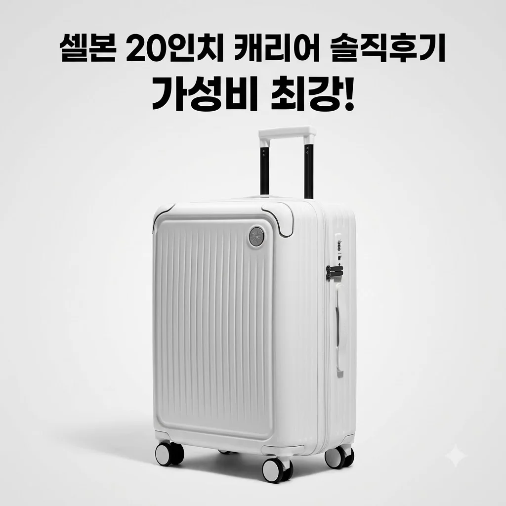 셀본 20인치 기내용 캐리어 직접 써보고 반한 가성비 솔직후기