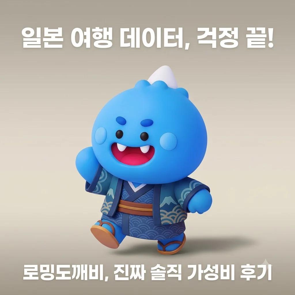 일본이심 로밍도깨비 eSIM 일본여행 가성비 솔직 후기