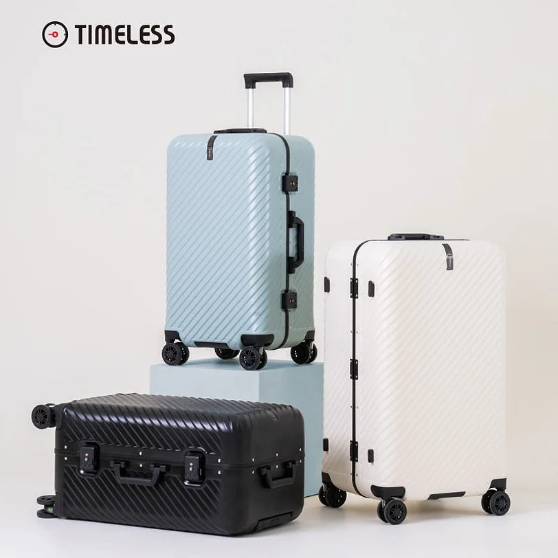 타임리스 바퀴교체 캐리어 폴리카보네이트 PC 튼튼한 케리어 위탁수화물 트렁크 65cm(24인치) 75cm(28인치) 상세 이미지 6