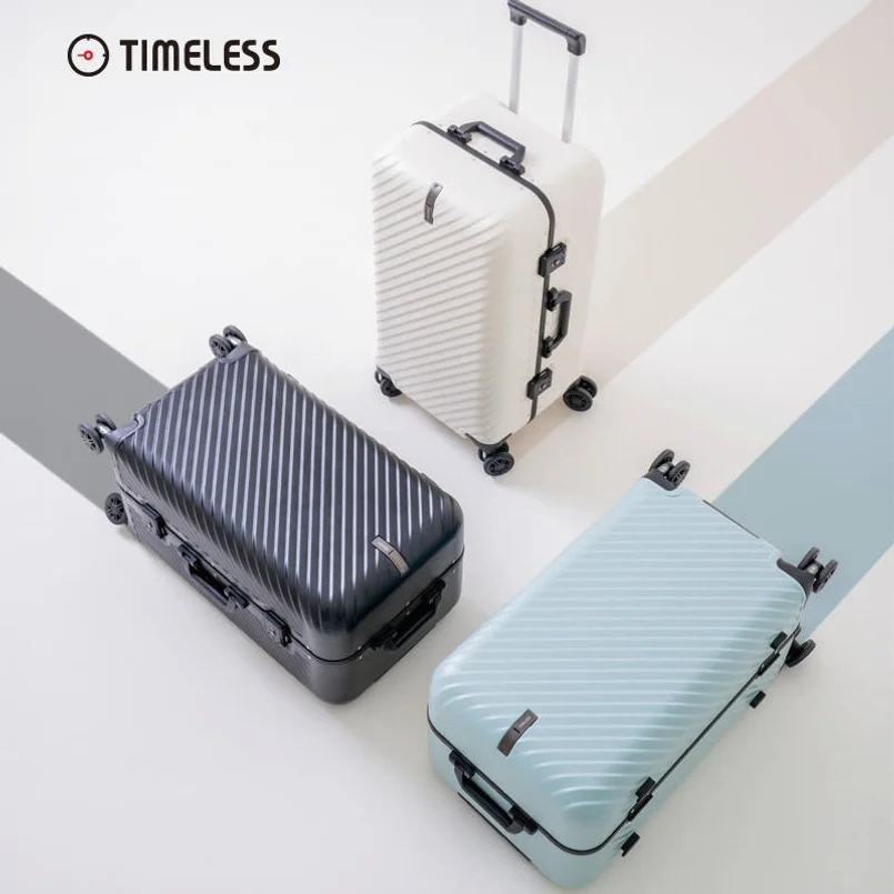 타임리스 바퀴교체 캐리어 폴리카보네이트 PC 튼튼한 케리어 위탁수화물 트렁크 65cm(24인치) 75cm(28인치) 상세 이미지 7