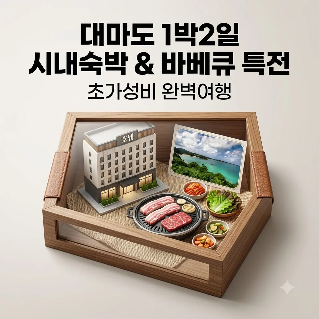 대마도 1박2일 12만원대! 시내숙박과 바베큐 특전 포함 여행