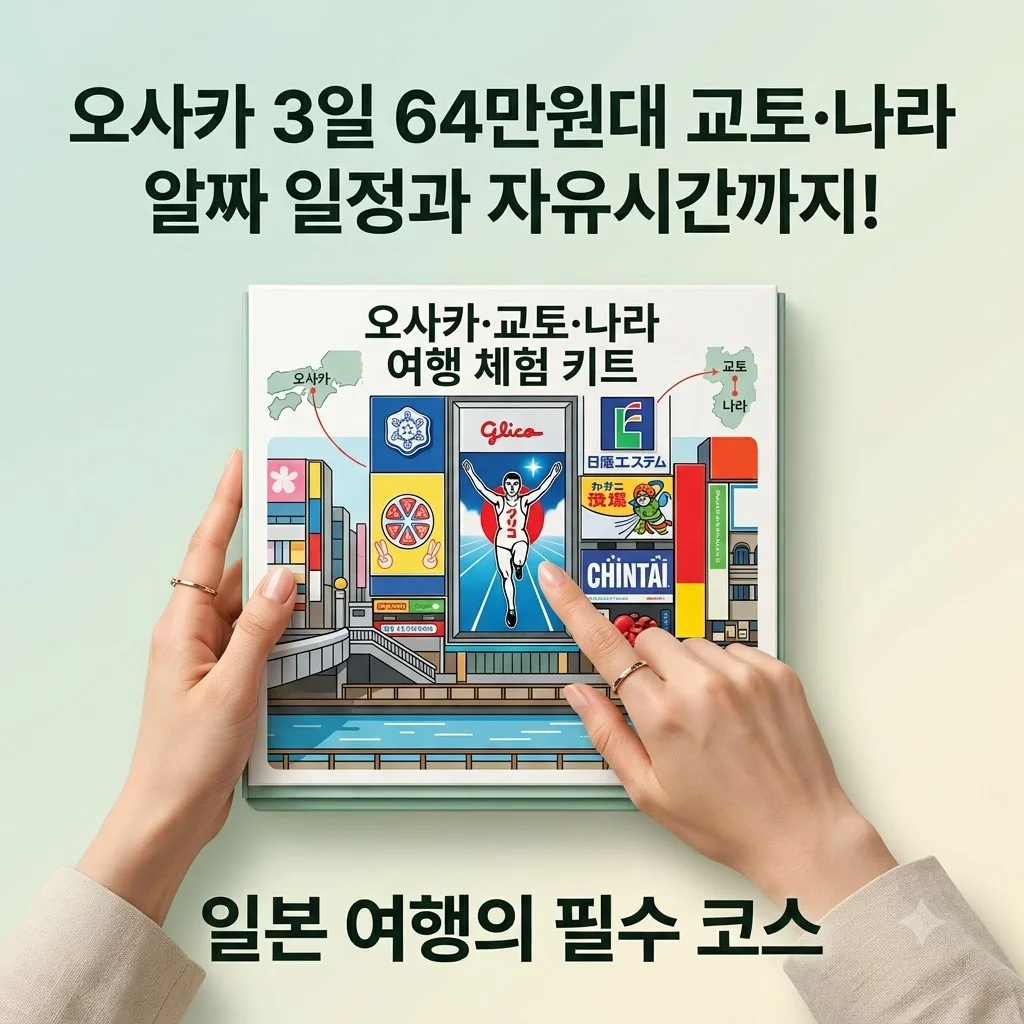 오사카 3일 64만원대 교토·나라 알짜 일정과 자유시간까지!