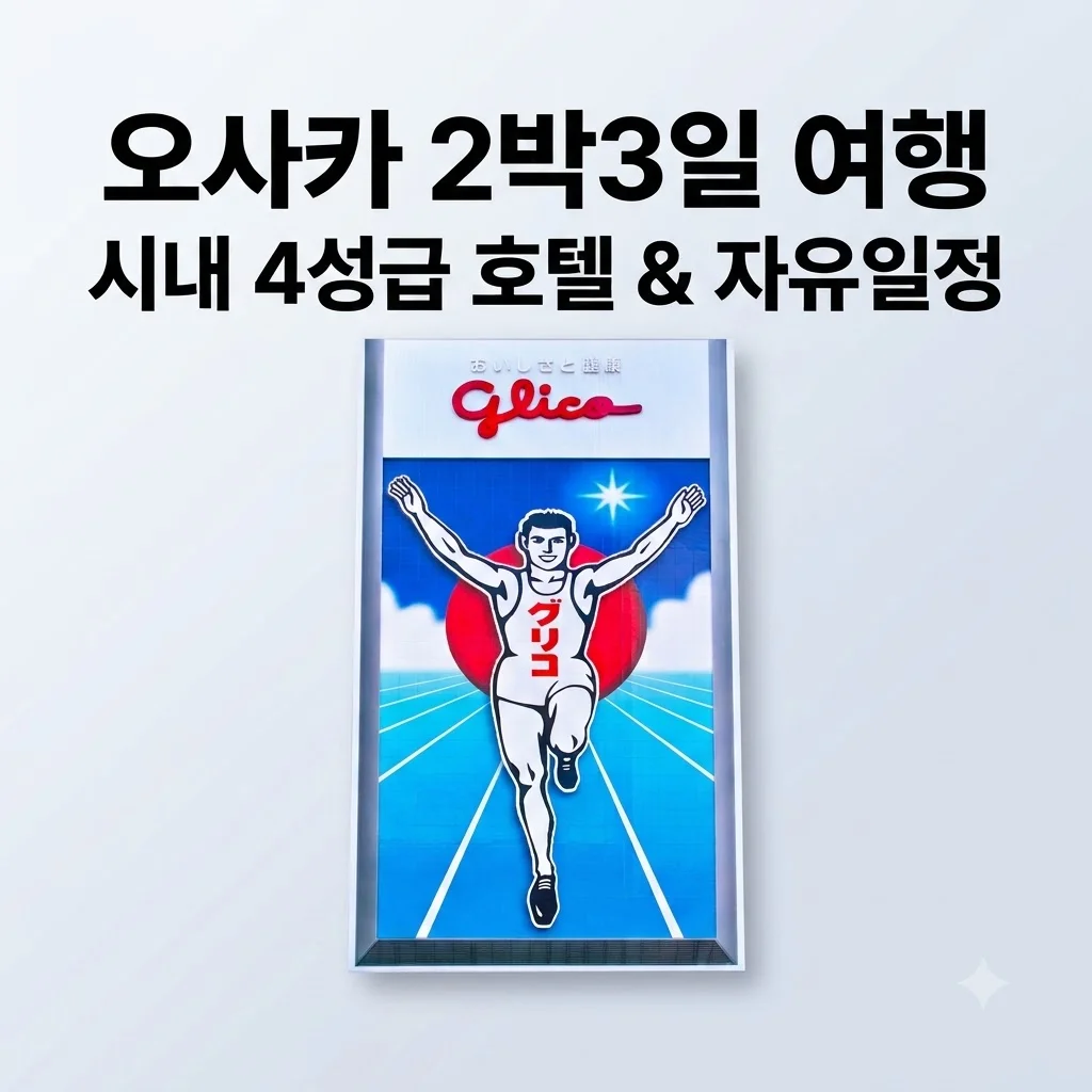 오사카 2박3일 여행 60만원대 시내4성급+자유일정
