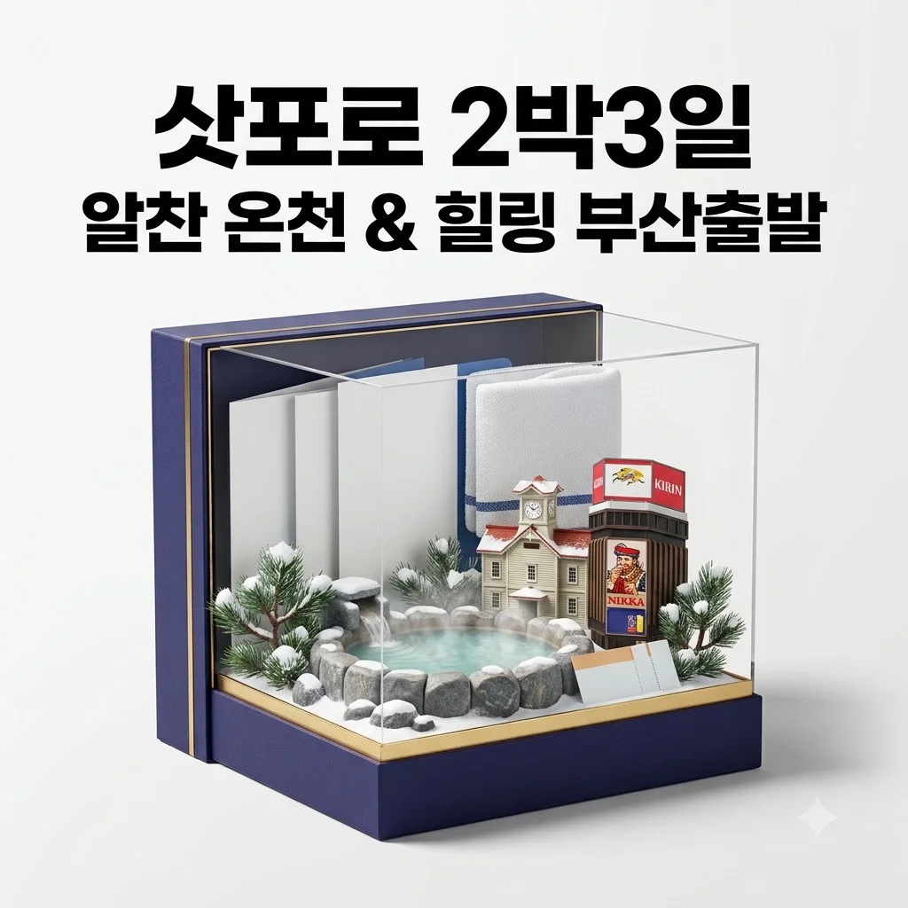 삿포로 2박3일 60만원대 부산출발 알찬 온천여행