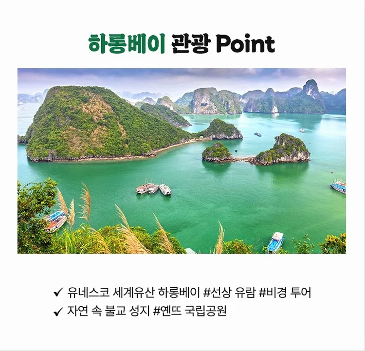 [대한항공/실시간항공][노옵션하노이/하롱베이] 5성 월드체인 38만원 상당 혜택 비경투어+전망대 5일 여행 사진