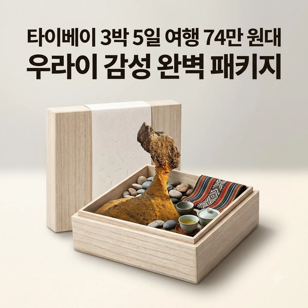 타이베이 3박 5일 여행 74만 원대 우라이 감성 완벽 패키지