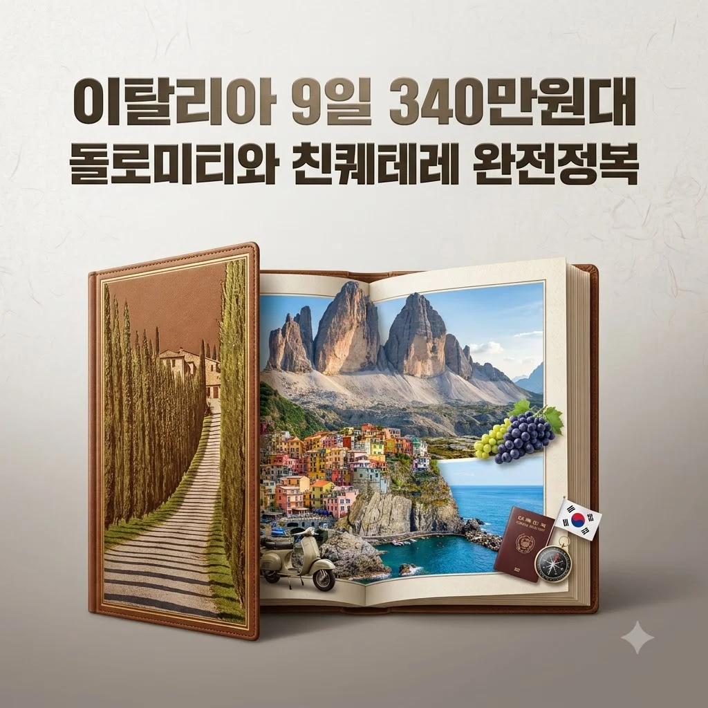 이탈리아 9일 340만원대 돌로미티와 친퀘테레 완전정복