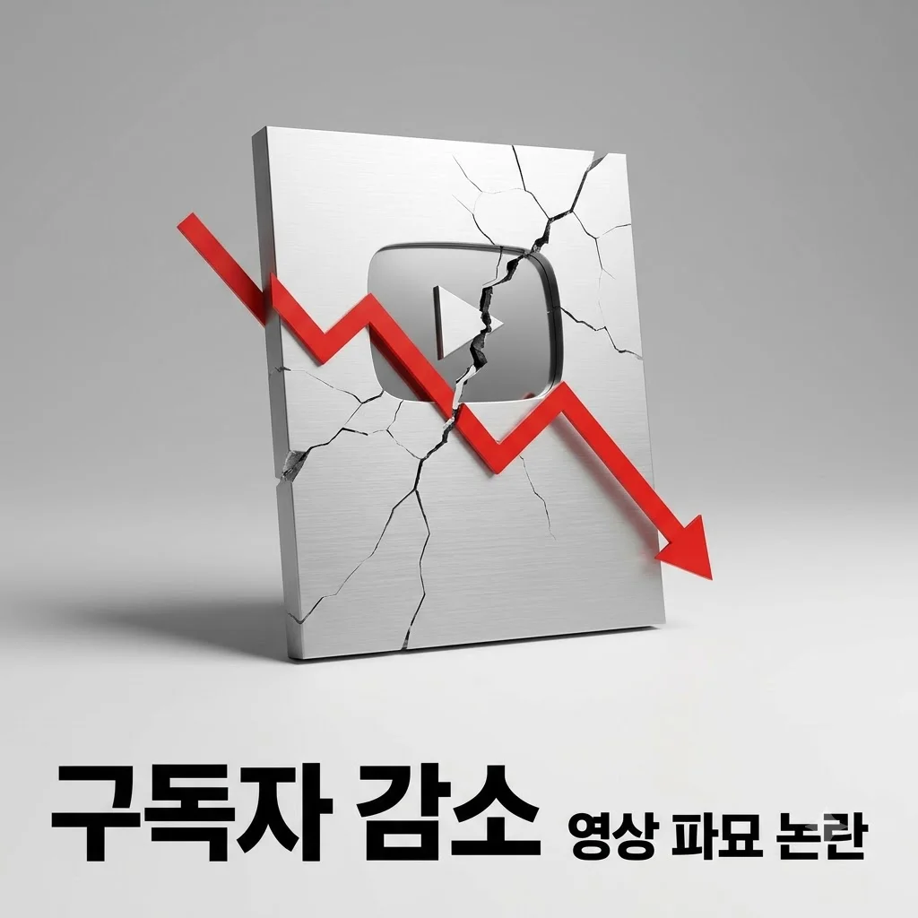 박위 영상 파묘 후 감소 재개 원인 분석과 구독자 추이 전망