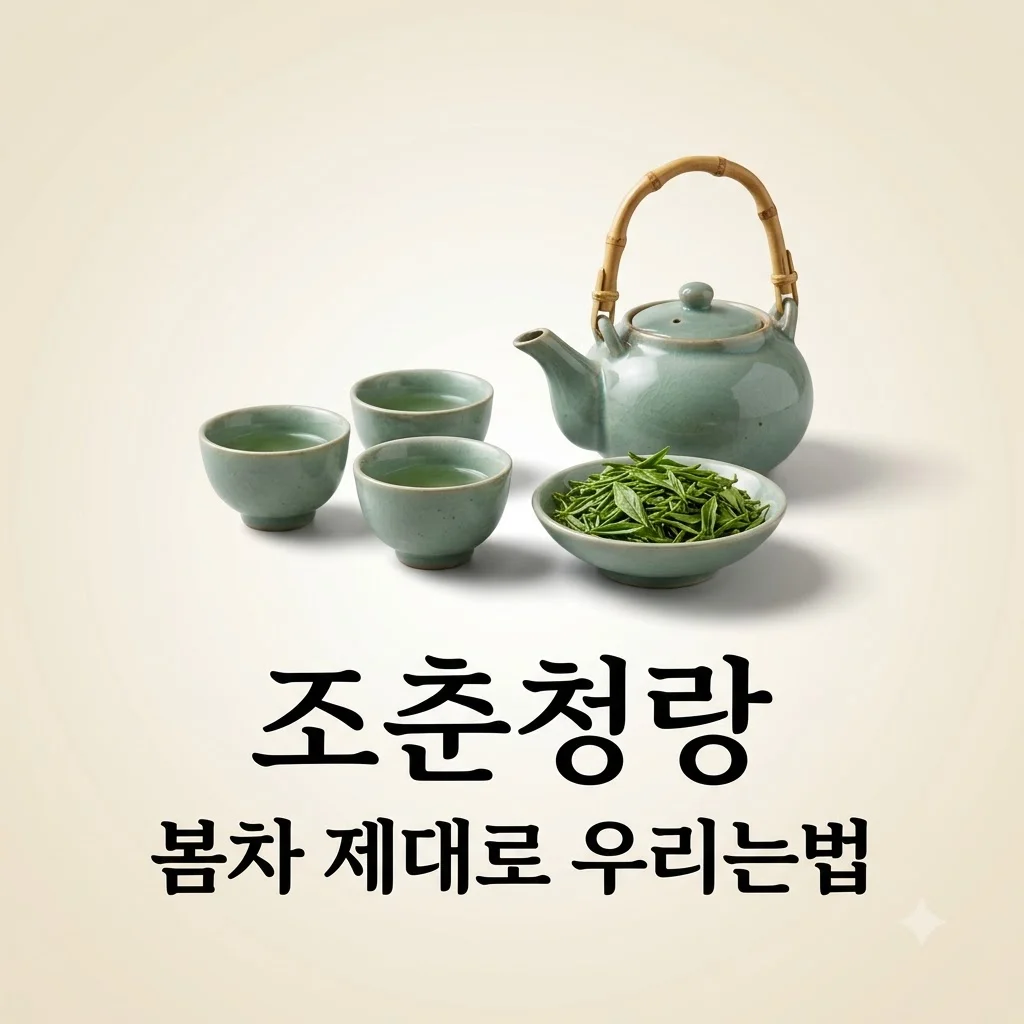 조춘청랑 차 맛과 효능, 우리는법까지 완전 가이드