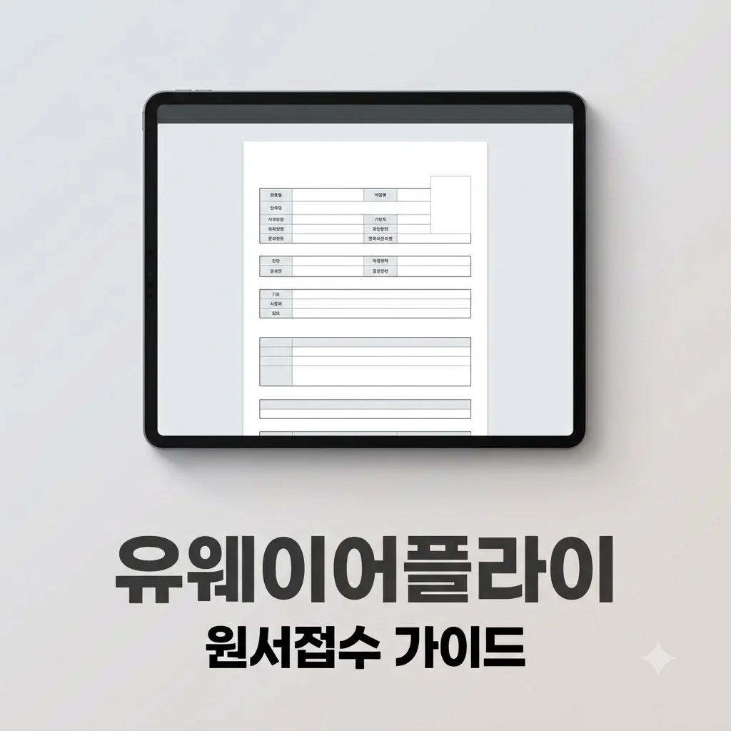 유웨이어플라이 원서접수 방법 및 수시 정시 작성 유의사항 총정리