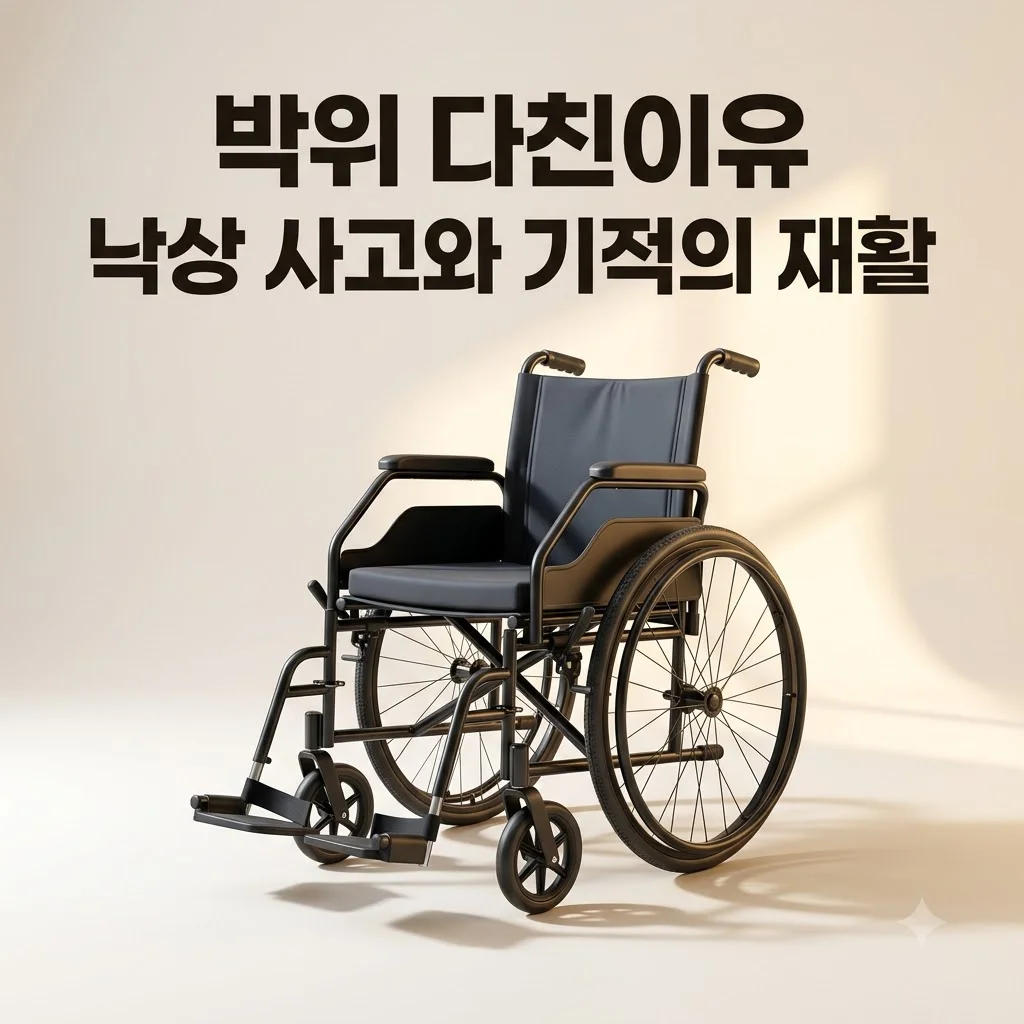 박위 다친 이유 사고 경위와 전신마비 극복한 기적의 이야기