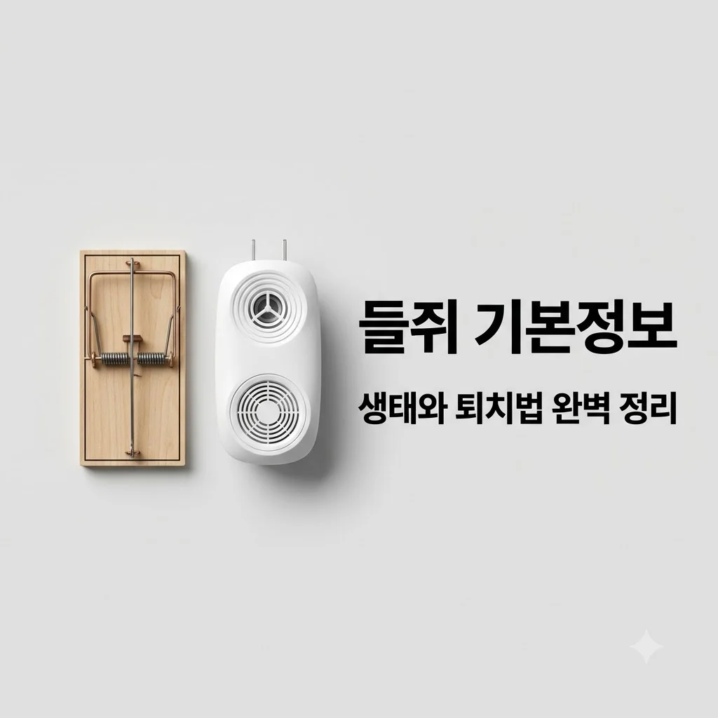 들쥐 기본정보 완벽 정리! 생태 습성 전염병 예방법까지